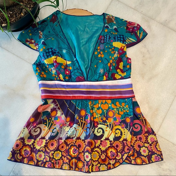 ADRIANA BARRA 🇧🇷 DESIGNER GORGEOUS TOP - Picture 8 of 14